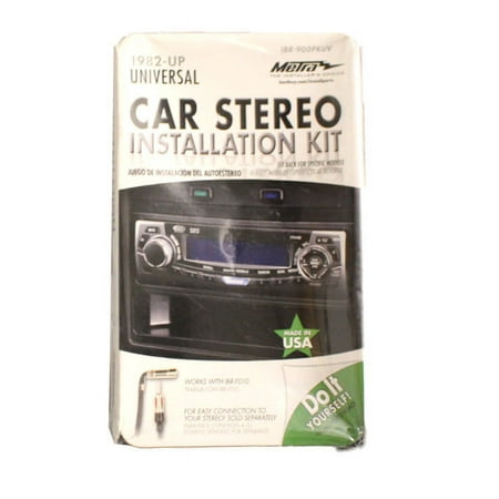 Metra - Installation Kit for Most Ford, Nissan, Toyota, Mazda and Volvo Vehicles - Gray