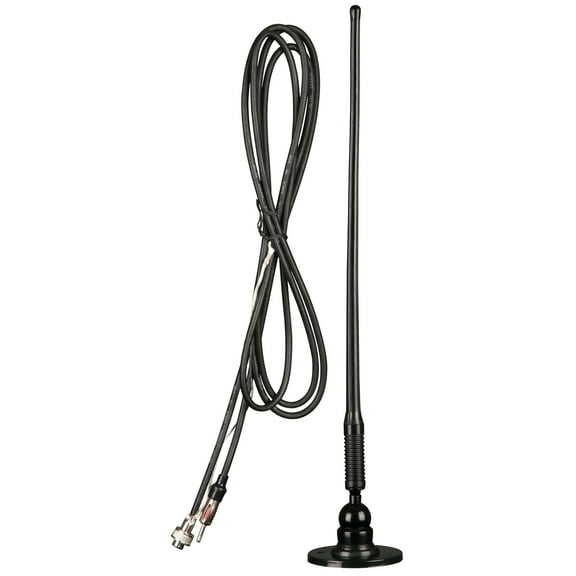 Metra Universal Rubber Antenna 14" Black Base Car Electronics Installation Kit