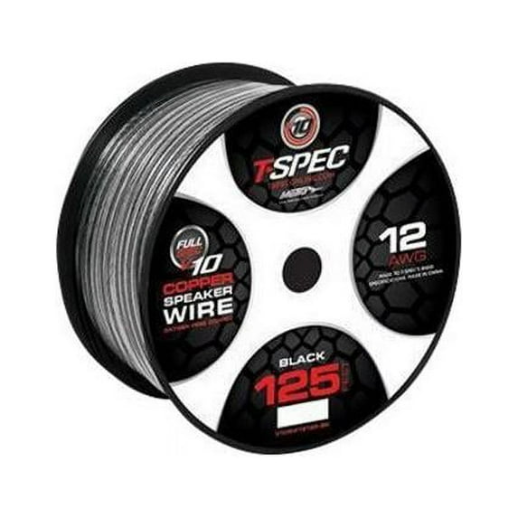 T-Spec V10SW16250-WB V10 Series 16 AWG 250' White/Black OFC Speaker Wire