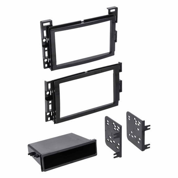 Metra WM-GMK01 Double/Single DIN Radio Installation Kit - GM 2004-Up - Black