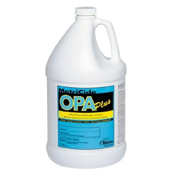 Metrex 10-6000 MetriCide OPA Plus Solution, 1 gal Capacity - 1497770