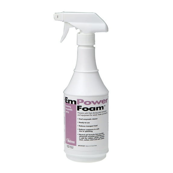 MetrexResearch EmPower Foam Dual Enzymatic Detergent: Unscented