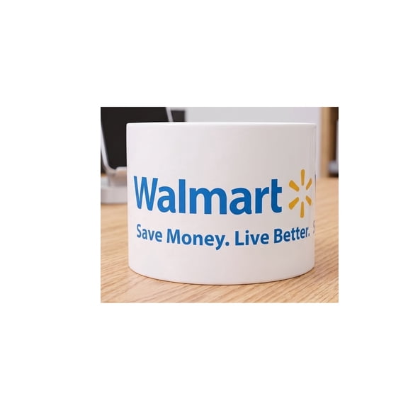 Metrey Walmart Printed BOPP Packing Tape  100 Meter (Pack of 5) | 3-Inch Wide Heavy Duty 45 Micron Packaging Tape for Large Box Sealing & Shipping