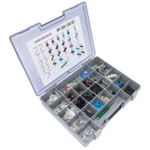 Metri-Pack Connector Kit MP-280-500: Metri-Pack 280 Series Sealed Automotive Electrical Connectors 22-12 Gauge 500 Piece Kit (No Tool)