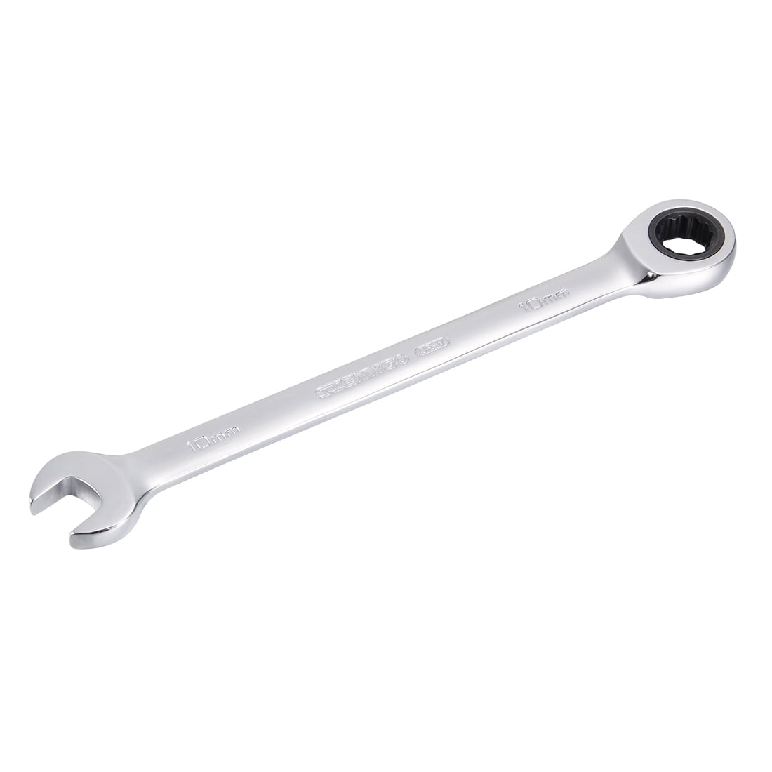 Ratschender Maulschlüssel 10 Mm – Verchromt, Aus Cr-V Stahl, 160 Mm Lang