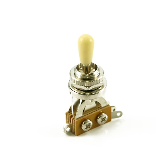 Metric 3-Way Toggle Switch With Knob For Import Les Paul - CHROME, #MSLP3W-1