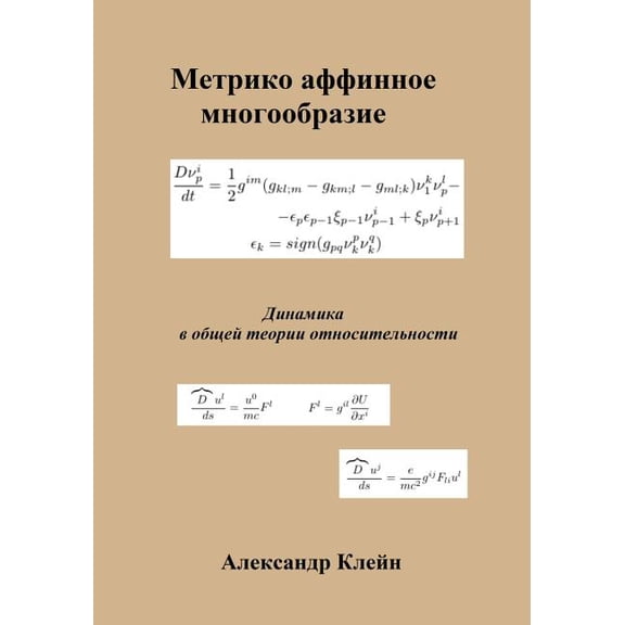 Metric Affine Manifold (Russian Edition) : Dynamics in General Relativity (Paperback)
