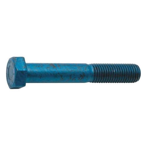 Class 10.9, M8-1.25 Hex Head Cap Screw, Blue Phosphate Steel, 40 mm L, 25 PK