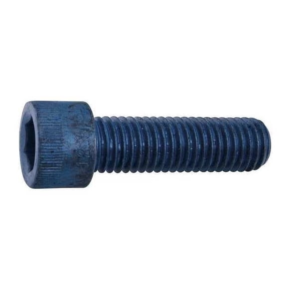 Metric Blue SHCS,Steel,M5-0.8,12mm L,PK100 UST179705