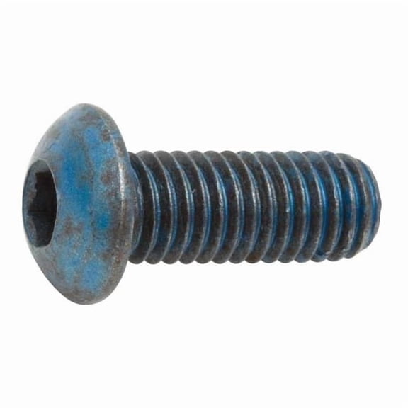 M6-1.00 Socket Head Cap Screw, Button,  Alloy Steel, 16 mm Length, 25 PK