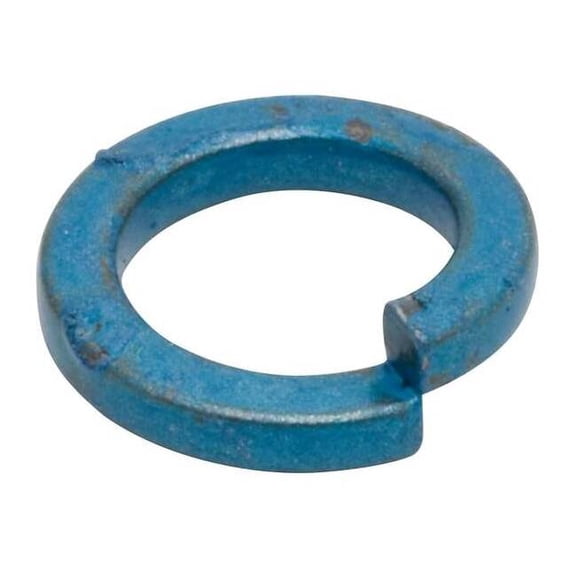 Split Lock Washer, For Screw Size M6 Steel, Metric Blue Finish, 100 PK