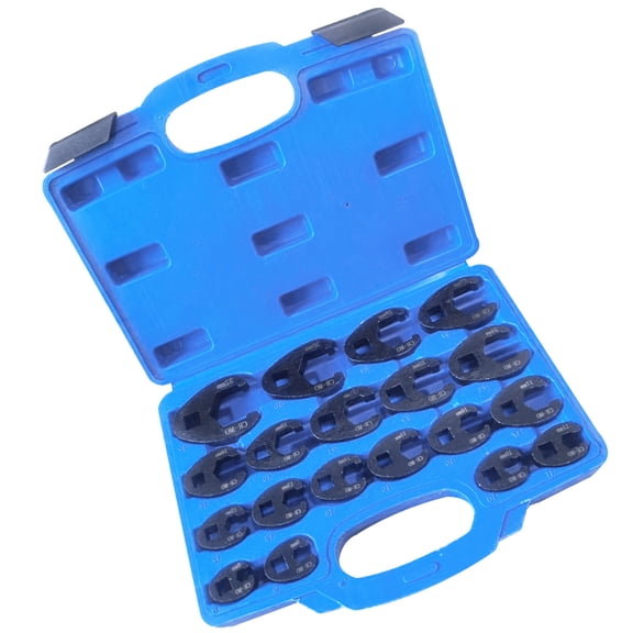 Metric Crowfoot Wrench Automotive Tool MultiSize Oil Line Wrenches Corrosions Resistant Finish Ergonomic Handle Design