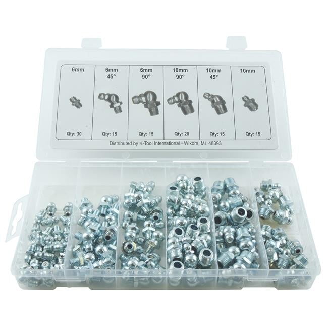 Metric Grease Fitting Assortment - 140 Piece