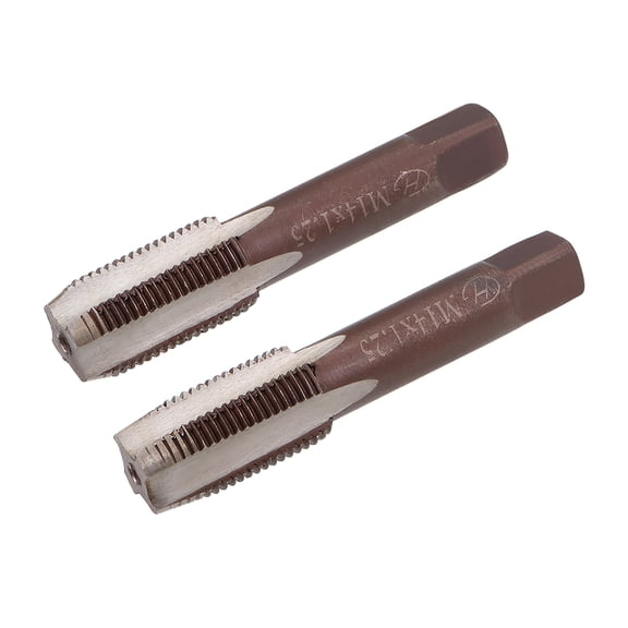 Metric Hand Tap M14 x 1.25 4 Straight Flute H2 Alloy Tool Steel 1 Pair