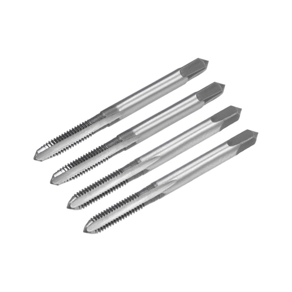 Metric Hand Tap M4 x 0.7 3 Straight Flute H2 Alloy Tool Steel 2 Pairs