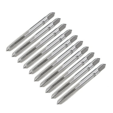 Uxcell Metric Hand Tap M6 Thread 1 Pitch 3 Straight Flute High Speed Steel 5 Pairs