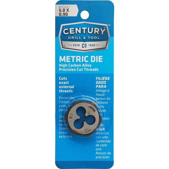Metric Hex Die - Pack of 12  Residential Use, Standard Application