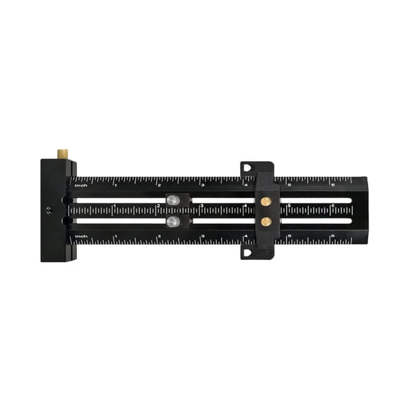 Metric/Inch T Shaped Marking Gauge with Needle Double Line Marking Ruler Woodworking Limit Ruler Scribing Marking Ruler