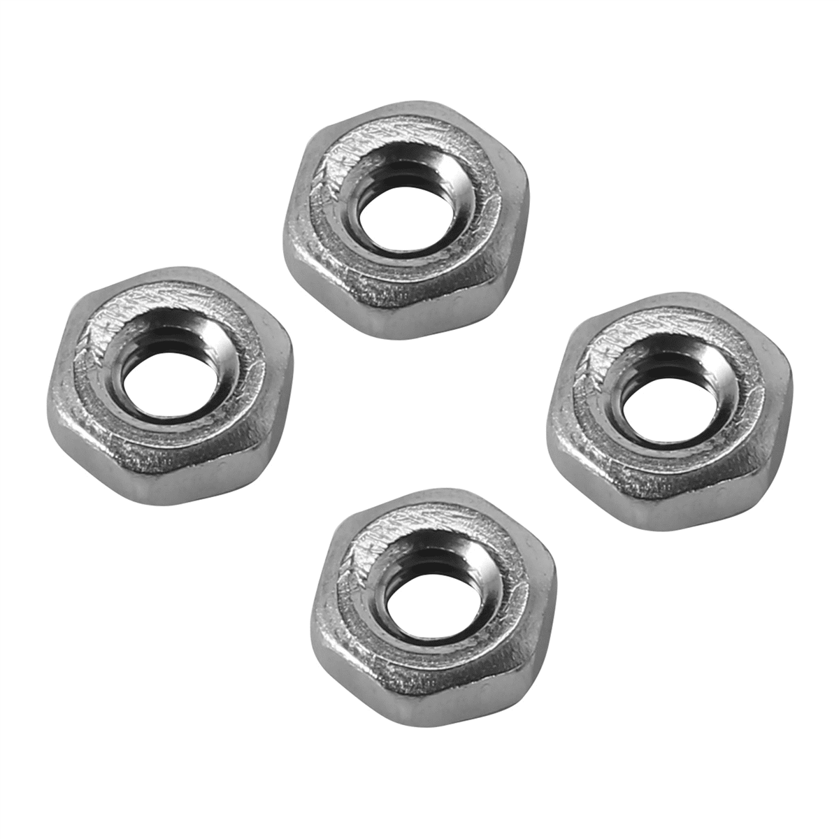 Metric M2 Hex Nuts 304 Stainless Steel Fastener DIN934 1000Pcs for Bolt