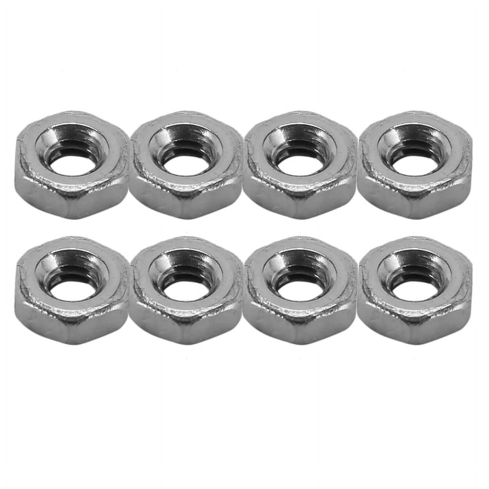 Metric M2 Hex Nuts 304 Stainless Steel Fastener DIN934 200Pcs for Bolt