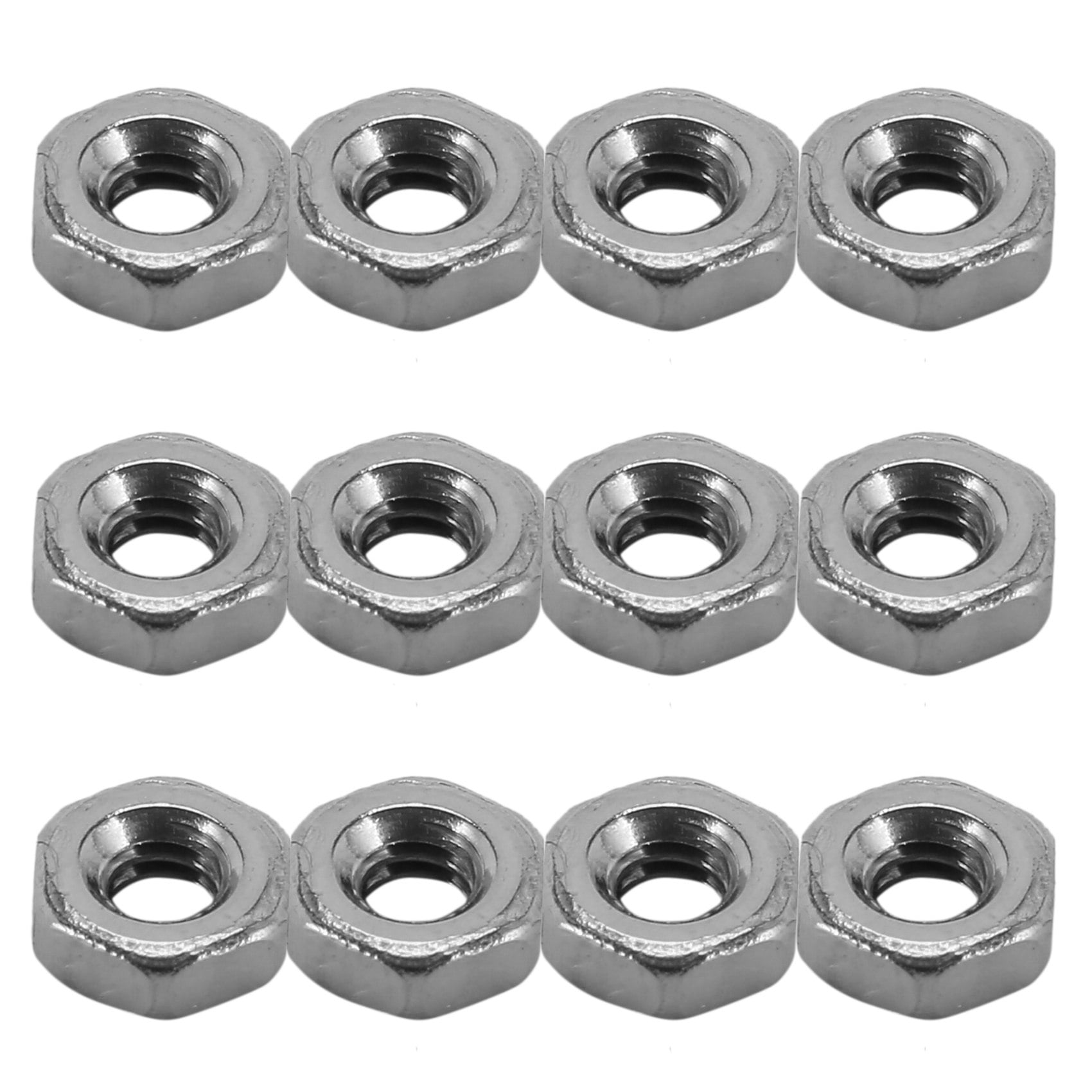 Metric M2 Hex Nuts 304 Stainless Steel Fastener DIN934 300Pcs for Bolt