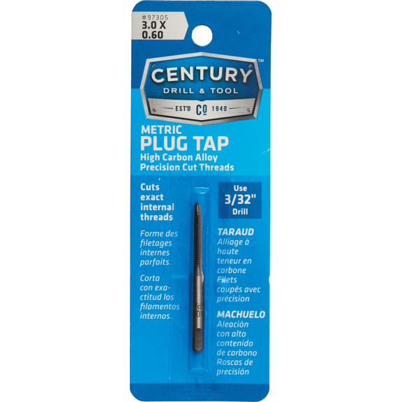 Metric Plug Tap - Single Pack  Residential Use, Standard Application