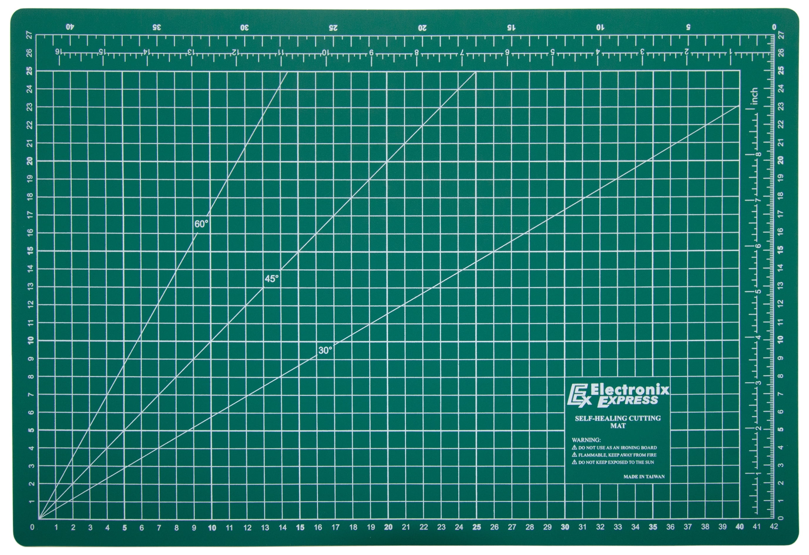 Metric Self-Healing Cutting Mat, 40cm x 25cm Grid Lines (17.7" x 11.8" Overall)