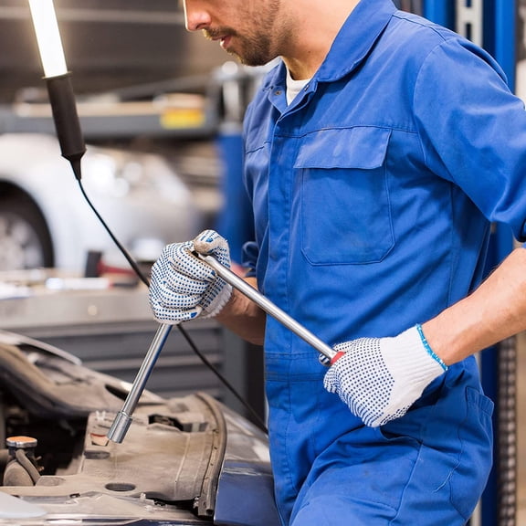 ® Metric Shallow Socket Set - 1/2-Inch Drive, 18pc - 6-Point Chrome Sockets from 10mm–27mm and No Skipped Sizes - Mechanic Shallow Metric Socket Set - Professional Grade Sockets