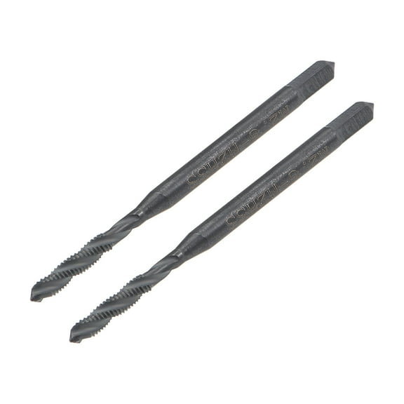 Metric Spiral Point Machine Screw Tap M2.5 Thread H2 Nitride High Speed Steel 2pcs