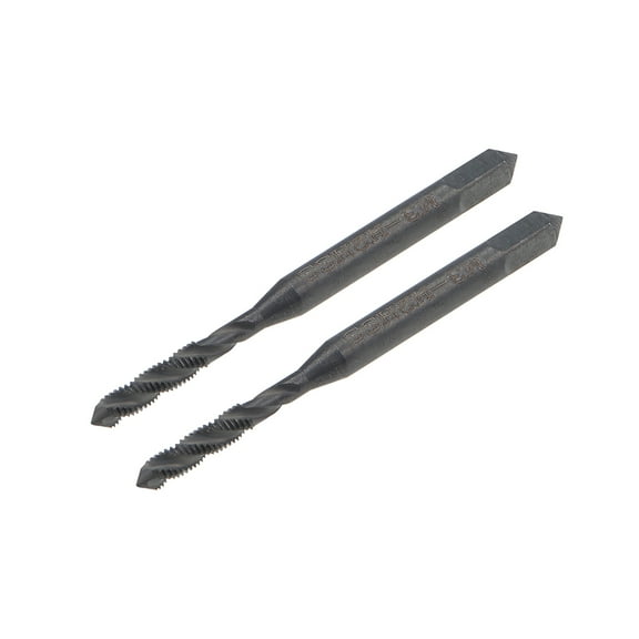 Metric Spiral Point Machine Screw Tap M3 Thread H2 Nitride High Speed Steel 2pcs