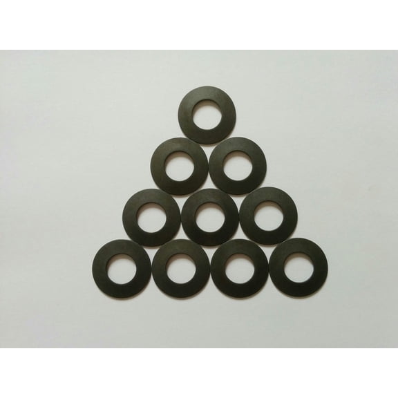 Metric Steel Belleville Spring Washer, 1.575"(40.0mm) Outer Diameter, 0.563"(14.3mm) Inner Diameter.059"(1.5mm) Thickness, 2,550 Newtons Max. Load (Pack of 10)