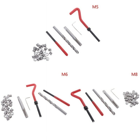 Metric Thread Repair Insert Kit M5 M6 M8 Helicoil Pro Coil Tools