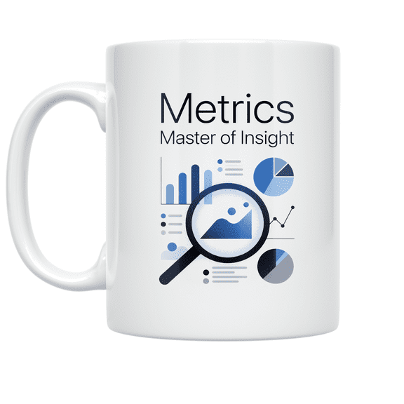 Metrics Master of Insight - Analytics Enthusiast - 11 oz Ceramic Coffee Mug