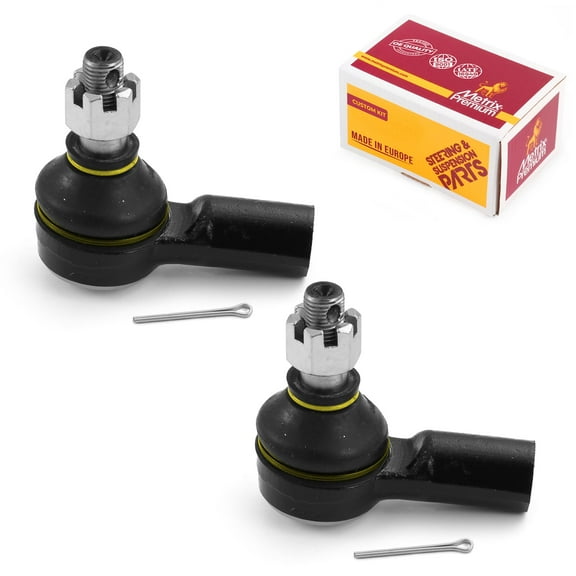 Metrix Premium Chassis Parts - 2 PC Front Outer Tie Rod End Kit Fits 2003-2011 Honda Element, 2002-2006 Acura RSX, Replacement ES80995, Made in Europe