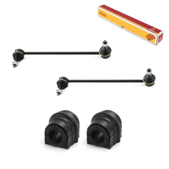 Metrix Premium Chassis Parts - 4 PC L/R Front Sway Bar Stabilizer End Link & Stabilizer Bar Bushing Kit Fits 01-05 Mercedes-Benz C240 RWD, 01-05 C320 RWD, 02-03 C230, K80490 K201562