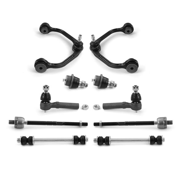Metrix Premium Chassis Parts - 10 PC Front End Suspension Kit Fits 98-04 Ford Ranger 4WD, RWD, 98-02 Mazda B3000 4WD, 98-04 B4000, Ball Joints, Tie Rod Ends Sway Bar Links Control Arms