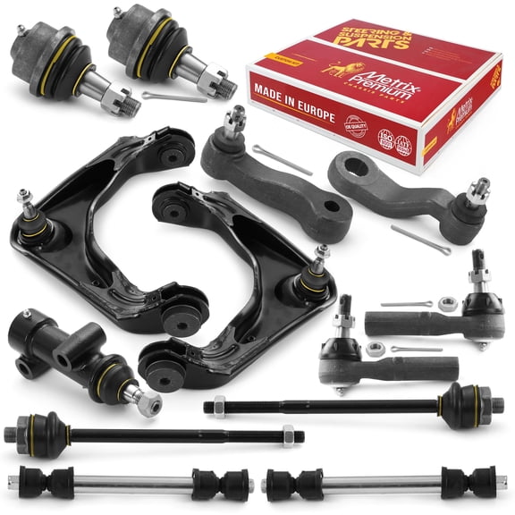 Metrix Premium Chassis Parts - 13 PC Front End Suspension Kit Fits 2002-2006 Chevrolet Avalanche 2500, 2001-2003 Silverado 1500 HD, 2005-2006 GMC Sierra 1500 HD, Sierra 2500, 2003-2007 Hummer H2