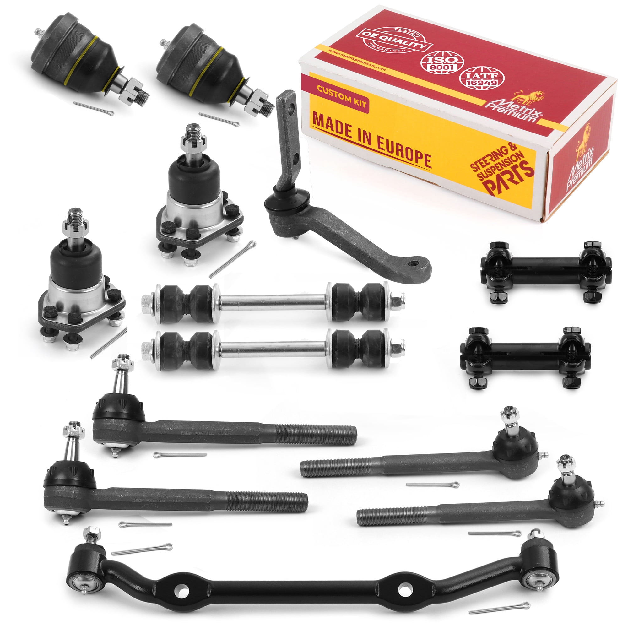 14pc Complete Front Suspension Kit For 1996-2005 Chevy Blazer S10 & GMC Jimmy 2WD – GEARZAAR