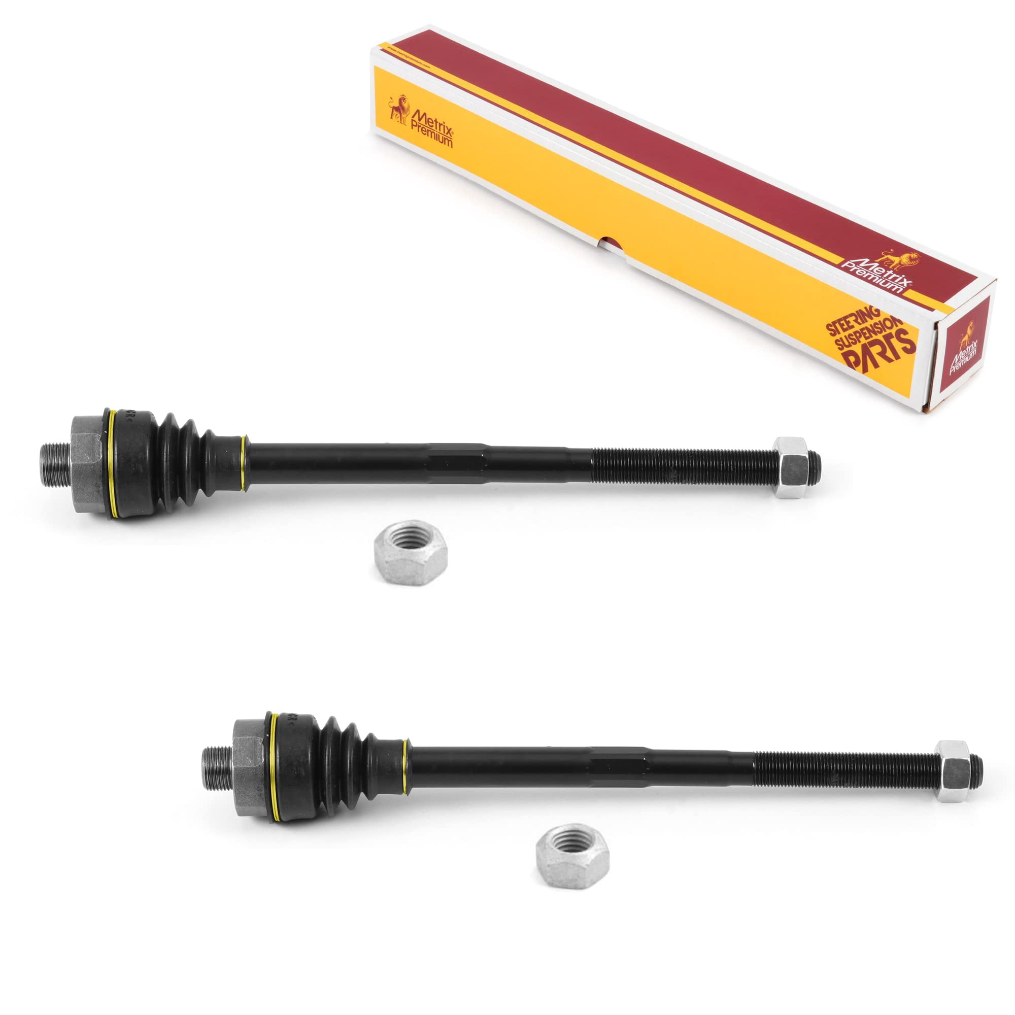 Metrix Premium Chassis Parts - 2 PC Front Inner Tie Rod End Kit Fits 11-18 Chevrolet Silverado 2500 (Mexico), 11-19 Silverado 2500 HD, 11-19 GMC Sierra 2500 HD, Sierra 3500 HD, EV800935