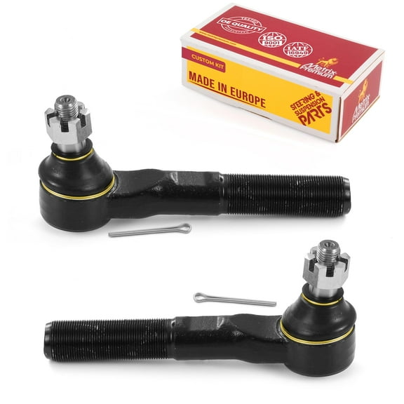 Metrix Premium Chassis Parts - 2 PC Front Left Inner (To Pitman Arm) Steering Drag Link Kit Fits 2007-2017 Jeep Wrangler, 2018 Jeep Wrangler JK, Replacement ES3624, Made in Europe