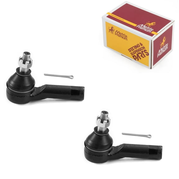 Metrix Premium Chassis Parts - 2 PC Front Outer Tie Rod End Kit Fits 02-03 Mazda Protege5, 00-06 MPV, 99-03 Protege, 93-02 626, 93-97 MX-6, 93-97 Ford Probe, Replacement ES3197RL