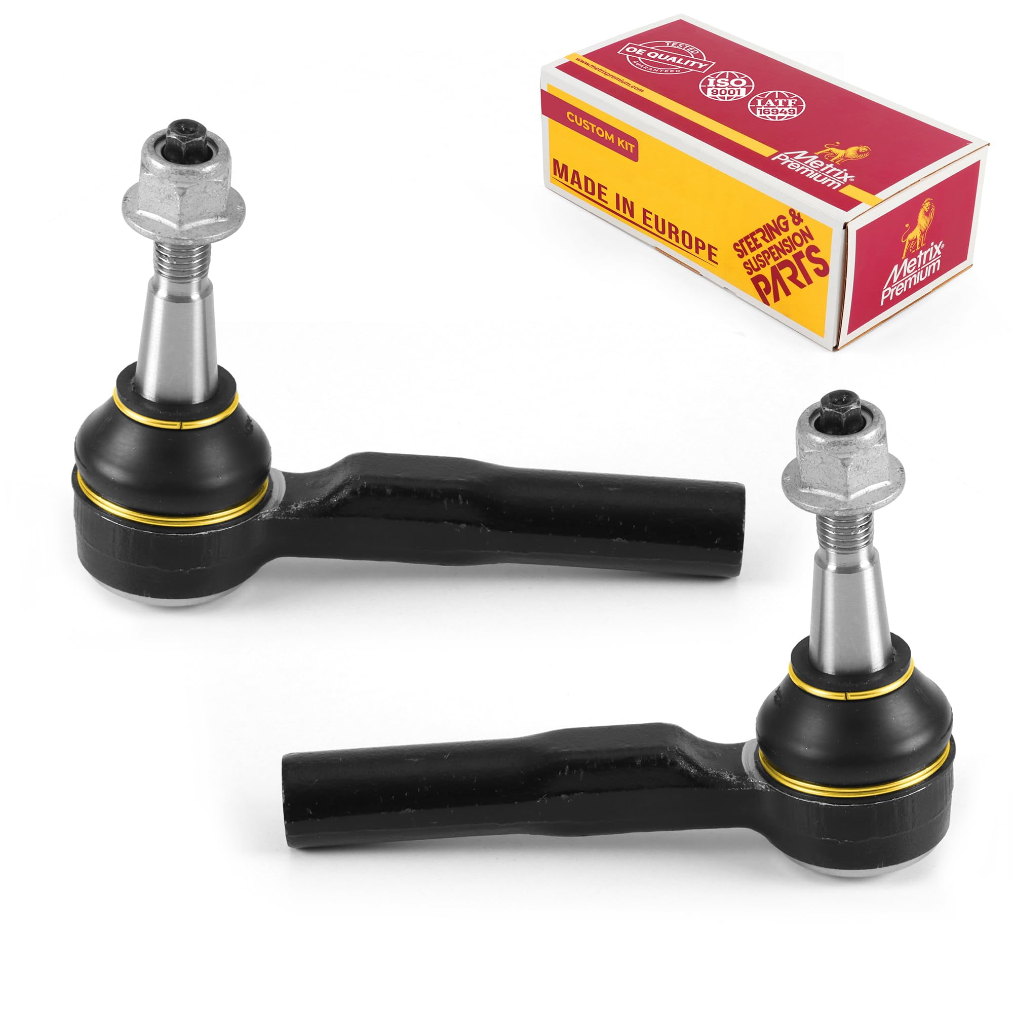 Metrix Premium Chassis Parts - 2 PC Front Outer Tie Rod End Kit Fits 10 ...