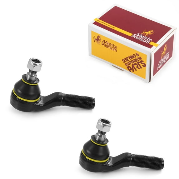 Metrix Premium Chassis Parts - 2 PC Front Outer Tie Rod End Kit Fits 2009-2014 Nissan NP300 (Mexico) RWD,98-04 Nissan Frontier RWD,Replacement ES80589