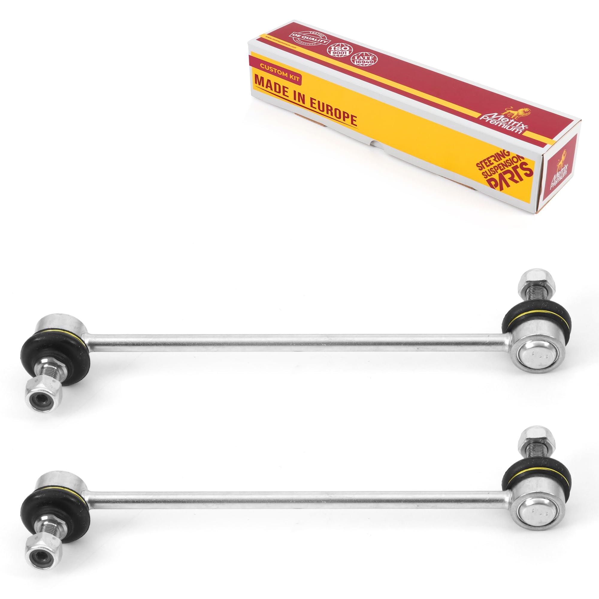 Metrix Premium Chassis Parts - 2 PC Front Sway Bar Stabilizer End Link Kit Fits 14-16 Kia Cadenza, 12-16 Optima, 11-13 Sportage, 12-15 Hyundai Sonata, 12-17 Azera, 10-13 Tucson K750524
