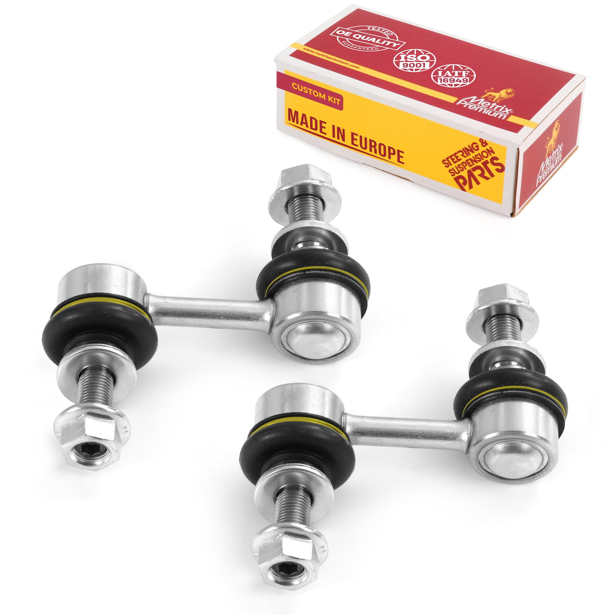Metrix Premium Chassis Parts - 2 PC Front Sway Bar Stabilizer End Link Kit Fits 16-17 Subaru Crosstrek, 15-21 WRX, 15-21 WRX STI, 14-18 Forester, 13-16 XV, 06-07 B9 Tribeca, K750084