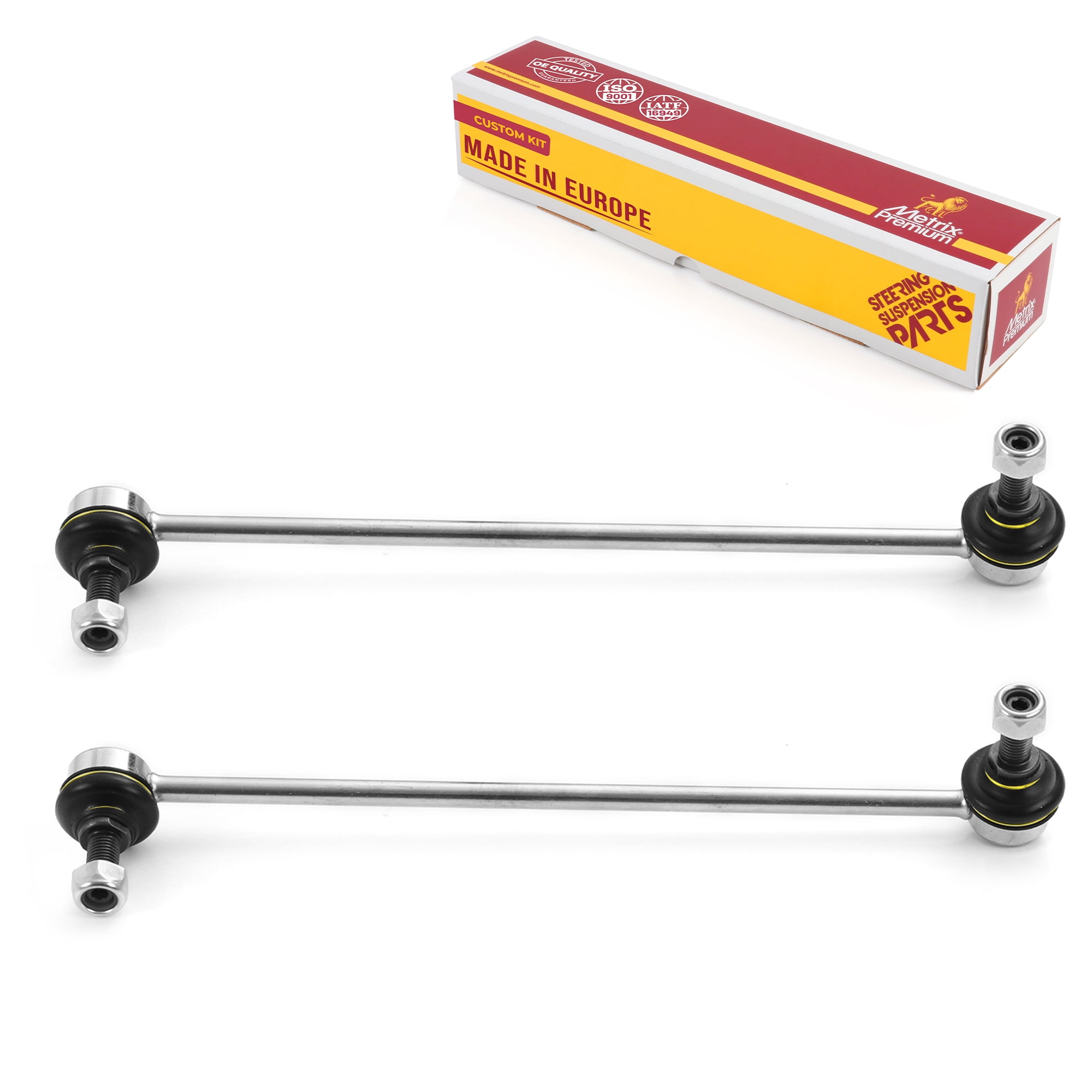 Metrix Premium Chassis Parts - 2 PC Front Sway Bar Stabilizer End Link Kit Fits 17-18 Audi RS Q3 (Mexico), 17-22 RS3, 16-18 A3 Sportback e-tron, 15-22 A3, 05-06 Seat Altea, K80478