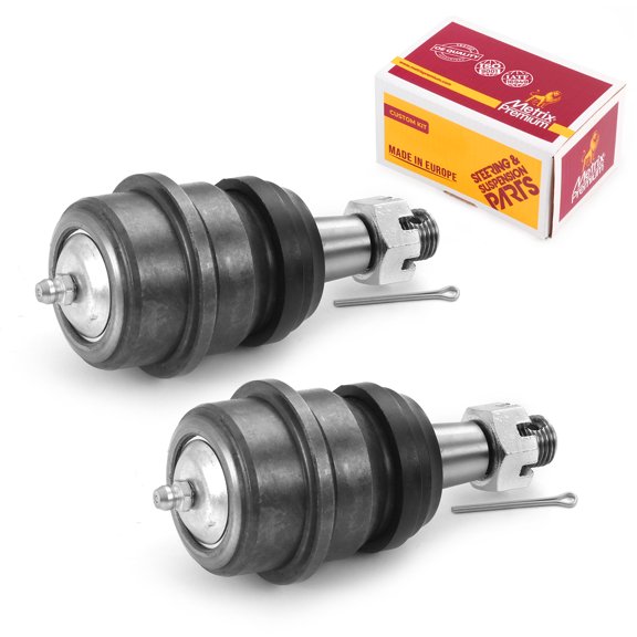 Metrix Premium Chassis Parts - 2 PC Front Upper Ball Joint Kit Fits 94-01 Dodge Ram 1500 4WD, 94-99 Ram 2500 4WD, 84-01 Jeep Cherokee, 86-92 Comanche, 87-17 Wrangler Replacement K3134T
