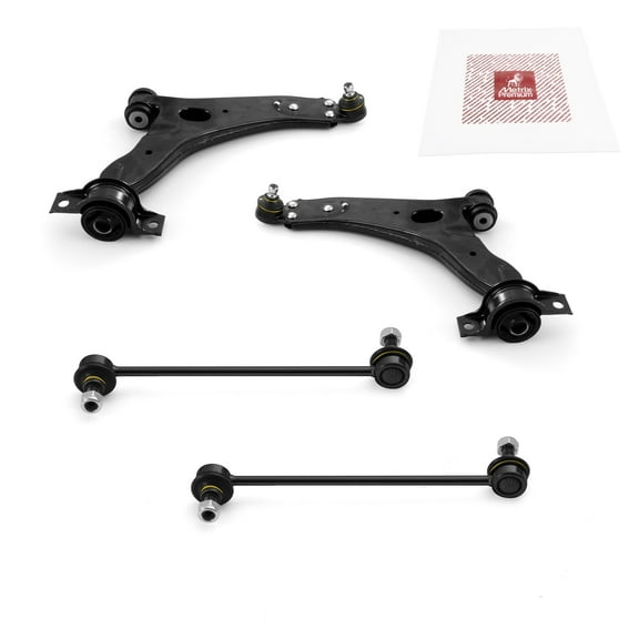 Metrix Premium Chassis Parts - 4 PC Front L R Lower Control Arm Front L R Sway Bar Stabilizer End Link Kit Fits 00-04 Ford Focus