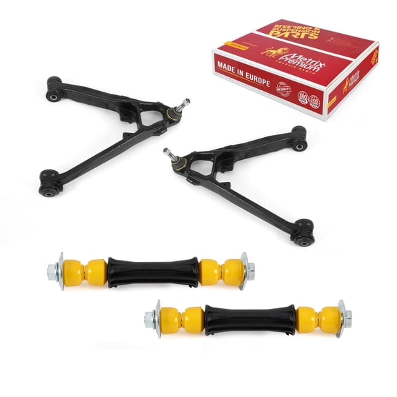 Metrix Premium Chassis Parts - 4 PC Front L/R Lower Control Arm & Front Sway Bar Stabilizer End Link Kit Fits Cadillac Escalade, Chevrolet Tahoe, GMC Sierra 1500, RK620888 RK620889 K700538