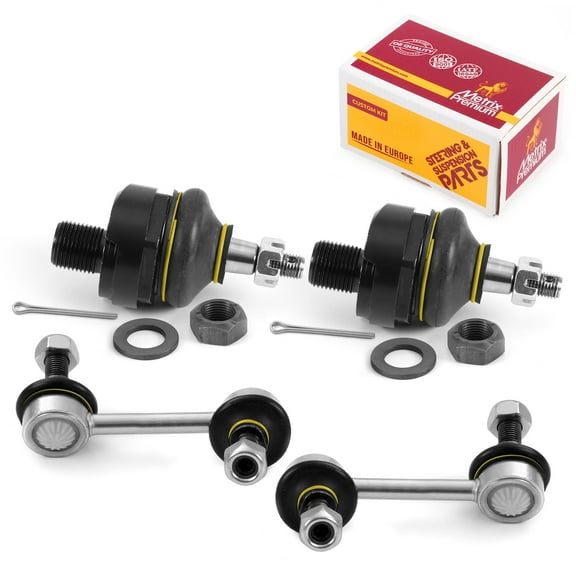 Metrix Premium Chassis Parts - 4 PC Front L/R Sway Bar Stabilizer End Link & Front Upper L/R Ball Joint Kit Fits 08-12 Honda Accord, 12-15 Crosstour, 10-11 Accord Crosstour, K90456, K90457, K90492